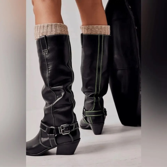 Free People Caverly Milly High Boot Size 38 - Picture 3 of 11